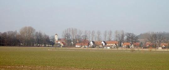 Ansicht von Baruth aus Richtung Süden